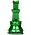 Gaming Chess Piece (Emerald)